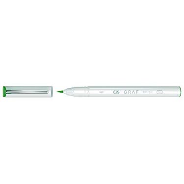 Imagem de Marcador Graf Brush Fine Cis, Verde Escuro, Pacote de 6