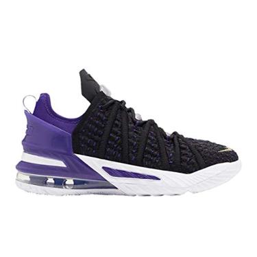 Imagem de Nike Kid's Shoes Lebron 18 (GS) Lakers CW2760-004 (Numeric_4_Point_5)