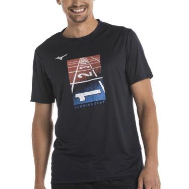 Imagem de Camiseta Mizuno Energy Stam 3633 - Azul Marinho