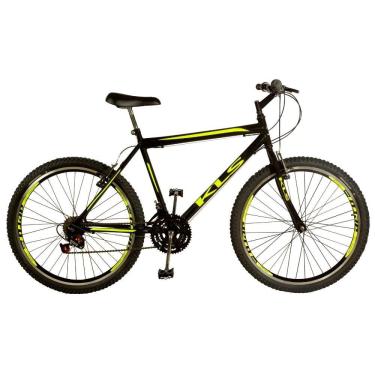 Imagem de Bike KLS Aro 26 Sport Gold Freio V-Break Preto E Amarelo