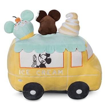 Imagem de Disney Brinquedo de pelúcia para animais de estimação de caminhão de sorvete Mickey Mouse