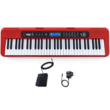 Imagem de Teclado Musical Estudante Kobe KB-300 5/8 61 Teclas Sensitivas ao Toque com Pedal Sustain