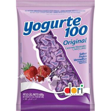 Imagem de Bala Yogurte 100 Frutas Vermelhas 600G  - Dori