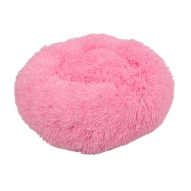 Imagem de Cama de Gato para Cachorro, Confortável, Quente, Macio e Aconchegante, Tapete de Cama para Gatos para Animais de Estimação (Diâmetro externo 50 cm/19,7 pol.)