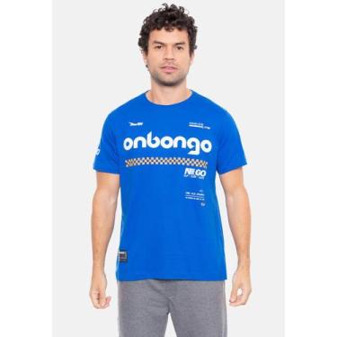 Imagem de Camiseta Onbongo Estampada Azul Royal