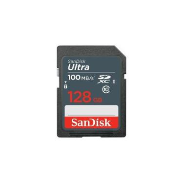 Imagem de Cartão De Memória Sd Sandisk Ultra 128Gb Classe 10