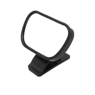 Imagem de Espelho retrovisor traseiro de 360 graus para carro de bebê com rotação livre, espelho retrovisor grande angular ajustável para carro de bebê