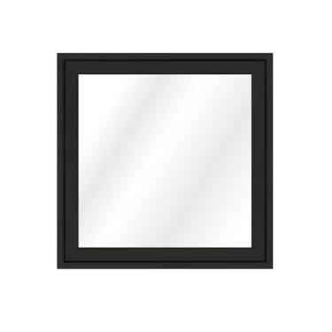Imagem de Espelho Elegant 40pt 40cm X 40cm Preto