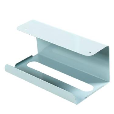 Imagem de Prateleira de tecido com rolamento de carga forte, suporte de toalha de papel de ferro versátil, sem perfuração, porta-guardanapos prateleira, acessórios de cozinha, organizador de mesa para papel