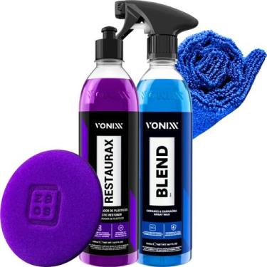 Imagem de Cera Automotiva Blend Spray Revitalizador De Plástico Vonixx