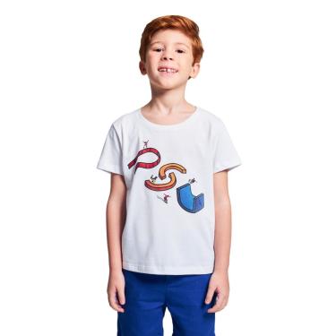 Imagem de Infantil - Camiseta Algodão Rampa Reserva Mini Branco  menino