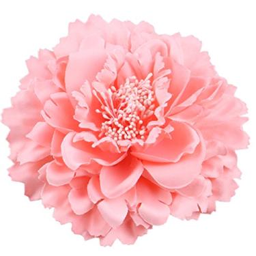 Imagem de Geek-M grampos de cabelo de flor broche acessórios de boutique para cabelo Bohemia grampos para mulheres meninas (rosa)