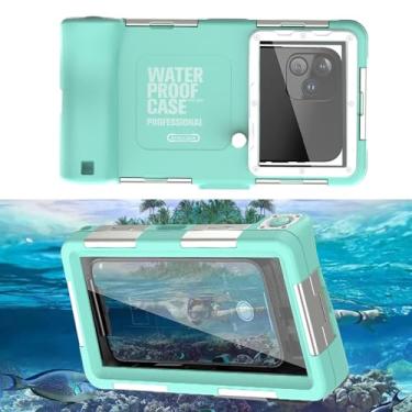 Imagem de Capa de telefone à prova d'água, capa universal para telefone de mergulho, bolsa seca, itens essenciais de viagem na praia, surfe, natação, snorkeling, foto, vídeo, capa para