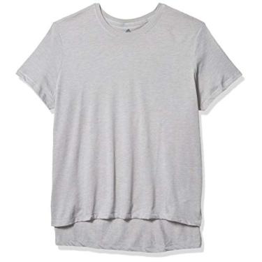 Imagem de Camiseta feminina Adidas Go-to, Medium Grey Heather, X-Small