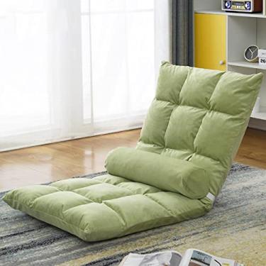 Imagem de Sofá De Chão, Sofá-cadeira Dobrável, Sofá-cadeira De Chão, Sofá Dobrável, Quarto De Solteiro, Sofá-cama Pequeno, Sofá-cadeira, Sofá-cama Dobrável Individual(verde)