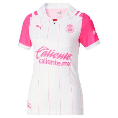 Imagem de PUMA Camiseta de futebol feminina Chivas Breast Cancer Awareness 21-22 (grande)