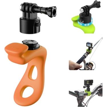 Imagem de TELESIN S2 Pulseira flexível de liberação rápida 360, suporte flexível para bicicleta, motocicleta, guiador, barra de rolo, tubo, bastão, acessórios de montagem para GoPro 13 12 11 10 8 Insta360 X5 X4