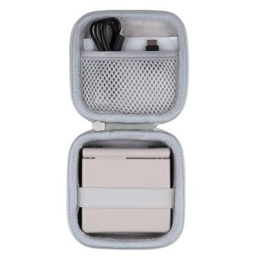 Imagem de khanka Capa de viagem rígida de substituição para console de jogos portátil retrô RG35XXSP, somente capa (branca)