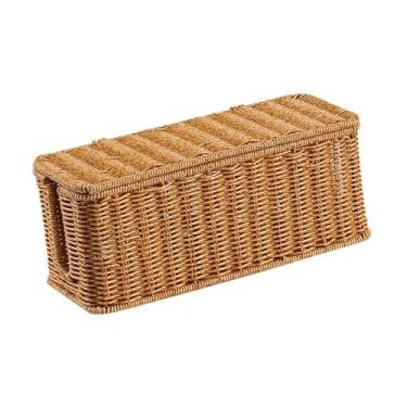 Imagem de IEUDNS Caixa de gerenciamento de cabos Caixa de gerenciamento de cabos Organização de mesa Caixa de filtro de linha Caixa organizadora de cabos para casa, 2 Vagas Abertas