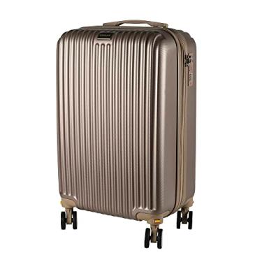 Imagem de Mala de Bordo 10KG Expansível Padrão Anac Giratória Style (Dourada Style)