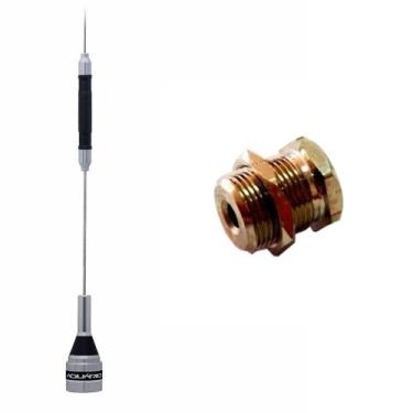 Imagem de Antena Móvel PX 67cm Bobina no Centro B-2050 + Parafuso Fixar - AQUARI