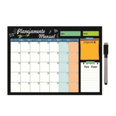 Imagem de Planejador Mensal e Agenda Basic 29X40Cm Metal - Onze22