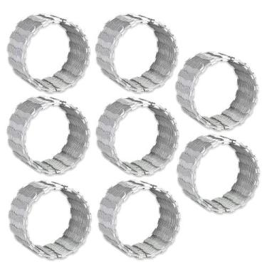 Imagem de 80 Metros Kit Instalação Concertina 30 Cm Simples Scudo