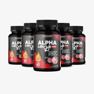 Imagem de Alpha LIibi Fire - 60 cápsulas - Kit 5 Unidades - Nutramed