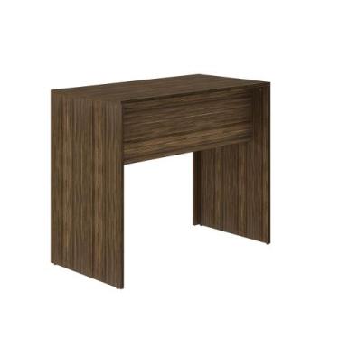 Imagem de Mesa para Home Office com Gaveta ME4107 Nogal - Tecno Mobili, Nogal, 1