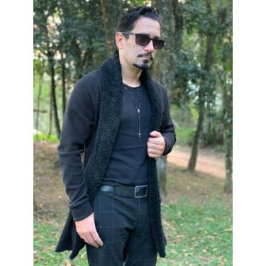 Imagem de Cardigan Casaco Longo Sobretudo Blusa De Frio Moderno - EXECUCÃO JEANS