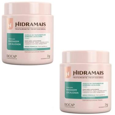 Imagem de kit 2 Creme desodorante Hidramais massagem Localizada 1 kg