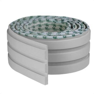 Imagem de Painel Ripado Laminado De Eva Autocolante Flexível Rolo 5mt - Meu Roda