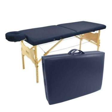 Imagem de Maca Mesa de Massagem Antares Spa Largura 80cm Portátil Com Altura Reg