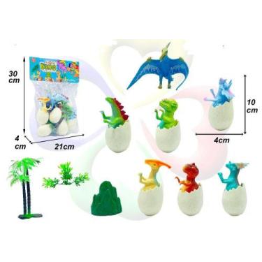 Imagem de Kit trex dinossauro 10 peças - TOYS