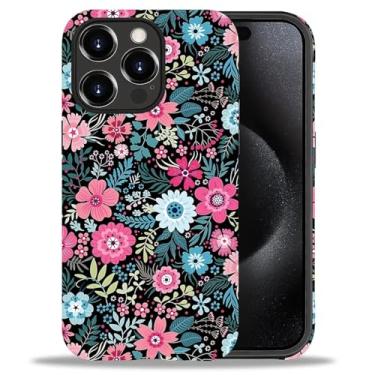 Imagem de GANMP Capa de telefone compatível com Ihone 16 Pro Max, capa protetora de silicone híbrida de 2 camadas, capa protetora à prova de choque para meninas e mulheres, estética para Ihone 16 Pro Max