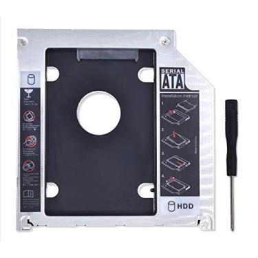 Imagem de Bfenown 2ª 2,5'' SATA HDD SSD disco rígido DVD ROM óptico SuperDrive adaptador para Apple Unibody MacBook/MacBook Pro 13 15 17 início meados 2008 2009 2010 2011 2012