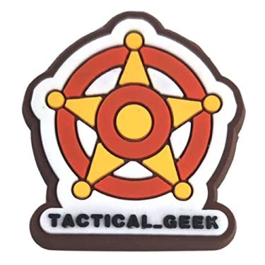 Imagem de TACTICAL GEEK BG08 Adesivo personalizado de PVC, acessório de roupa legal, mochila de braçadeira, borracha de PVC engraçada, emblema de PVC decorativo para bonés, coletes, bolsa