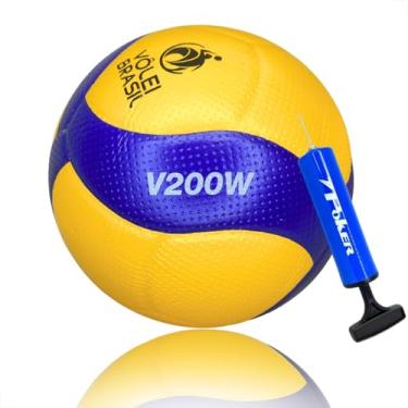 Imagem de bola vôlei Profissional V200W com bomba de Ar Oficial