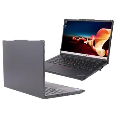 Imagem de mCover Capa rígida compatível apenas com Notebook Lenovo ThinkPad E14 Gen 5/Gen 6 2023-2025 14 polegadas (com dobradiça de 180°, não serve para nenhum outro modelo Lenovo) - preta
