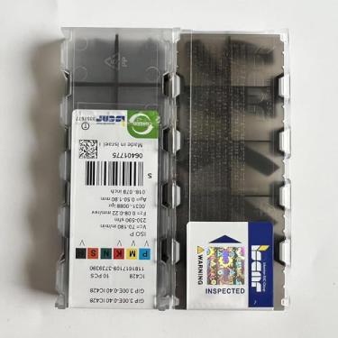 Imagem de Lâmina original GIP3.00E-0.40 IC428/Lâmina CNC de carboneto 10 peças