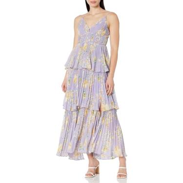 Imagem de ASTR the label Vestido feminino Zaida, Amarelo lilás, G