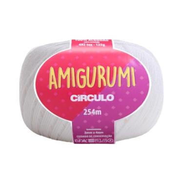 Imagem de Fio Amigurumi Linha Novelo 254m 125g 8001 BRANCO