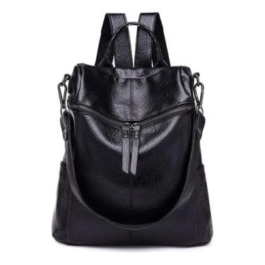 Imagem de Mochila Escolar Trabalho Viagem Media Resistente Bolsa Antifurto - Sho