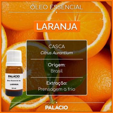 Imagem de Óleo Essencial de Laranja 10 ml 100% Puro - Palácio das Artes e Essênc