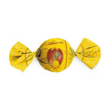 Imagem de Papel Trufa 14,5x15,5cm - Sabores Abacaxi - 100 unidades - Gourmet - C
