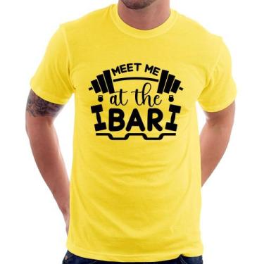 Imagem de Camiseta Meet Me At The Bar - Foca na Moda, Amarelo, GGG