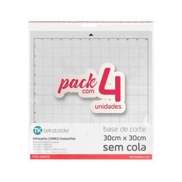 Imagem de Kit 4 Bases De Corte Silhouette Cameo 30x30 Sem Cola - TEKSTOLDER