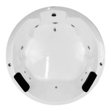 Imagem de Banheira Redonda Joinville COMPLETA com hidro em acrílico - Brasil Ban