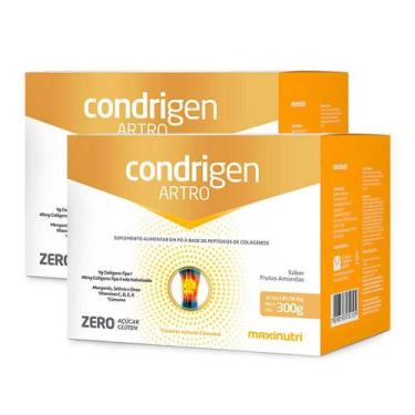 Imagem de Kit 2 Condrigen Artro Colágeno Sachê I E Ii Frutas Amarelas - Maxinutr