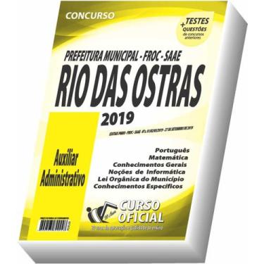 Imagem de Apostila Rio das Ostras - Auxiliar Administrativo